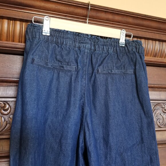 Chambray Palazzo Pants - Picture 5 of 8